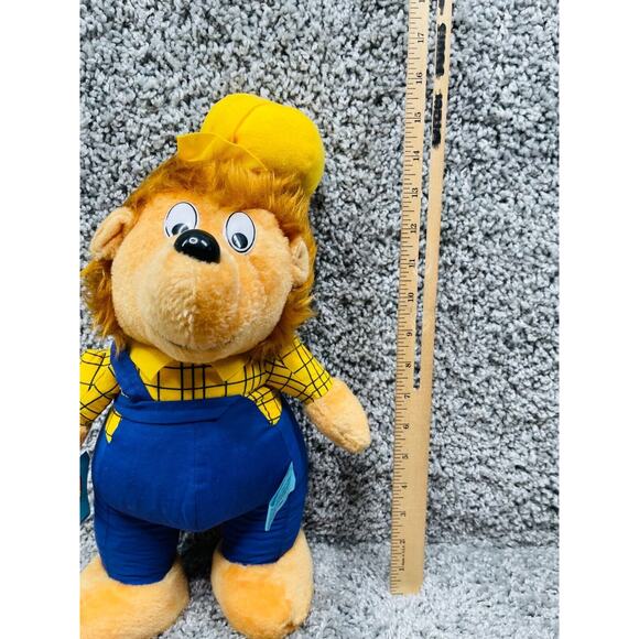 1989 Berenstain Papa Bear Plush Stuffed Animal Toy W/ Tag 15.5" Vtg Ace Novelty - Picture 7 of 8